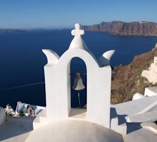 Blick zum Meer von Oia