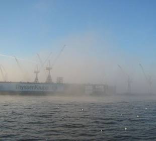 Morgenstimmung am Hamburger Hafen