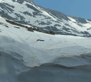 Oben lag reichlich Schnee