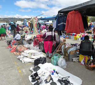 Auf dem Markt unterwegs