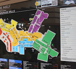 Sawgrass Mills Lageplan "You are here"