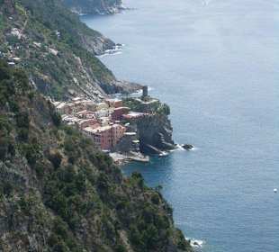 Blick auf Vernazza