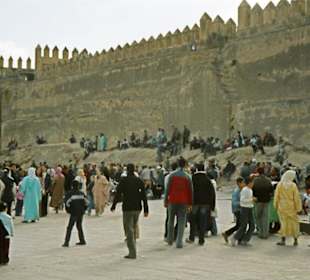 Volksfest auf dem Boujeloud-Platz