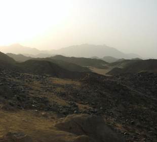 Die Sonne geht langsam runter