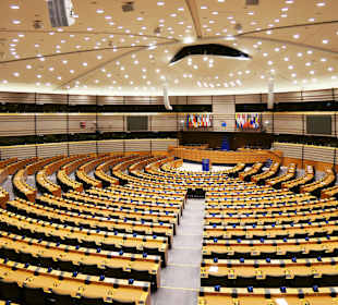 Sala obrad plenarnych Parlamentu Europejskiego