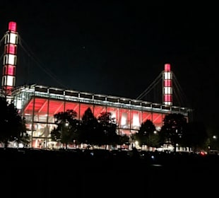 Abendbeleuchtung von außen