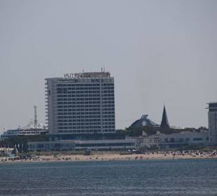 Anfahrt auf Warnemünde