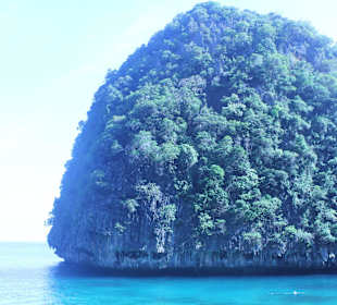 Island on water
