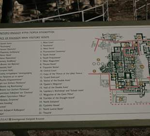 Plan von Knossos