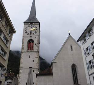 Blick aus der Oberen Gasse zur Martinskirche