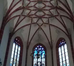 Johanneskirche, Fenster und interessantes Gewölbe