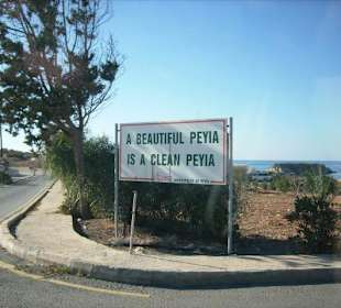 Haltet den Ort sauber