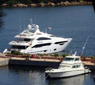 Blick auf den Yachthafen von Porto Cervo