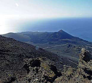Blick vom San Antonio zum Teneguia