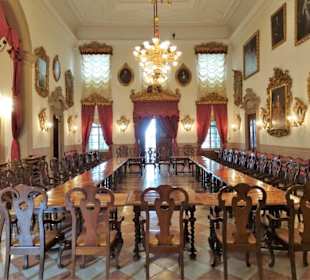 Im Ehrensaal des Merkantilmuseums