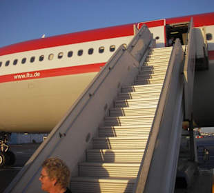 LTU Airbus ist gelandet