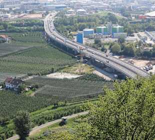 Blick auf die Brenner Autobahn