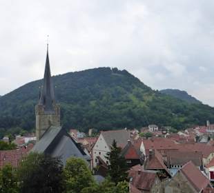 Blick vom Turmzimmer über Zeil zum Käppele 