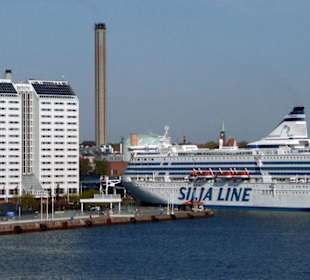 Arriving Stockholm harbour