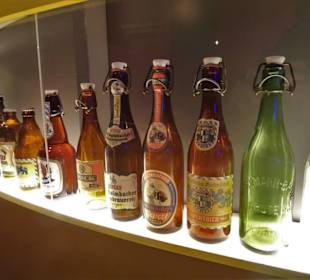 Flaschensammlung im Bayerischen Brauereimuseum
