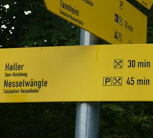 Wandern Nesselwängle