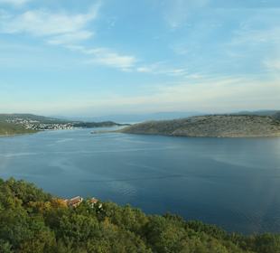 Blick von der Krk-Brücke