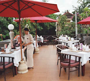 Essen in luftiger Höher.