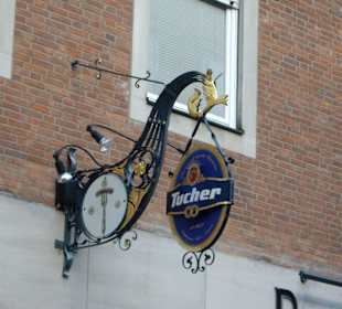 Cartel/rótulo antiguo alemán