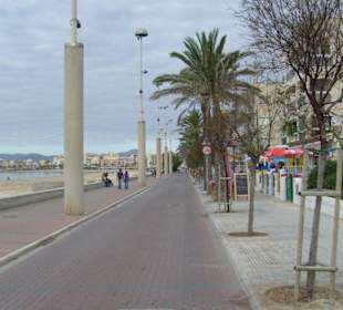 Abfahrt an der Playa