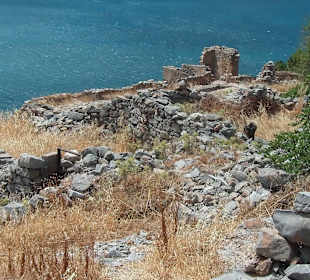 Lebrainsel Spinalonga bei Kreta