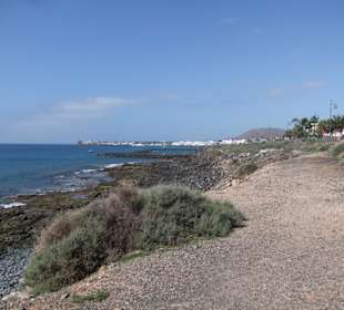 Weg nach Playa Blanca