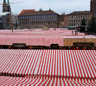Der Weihnachtsmarkt von oben