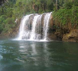 Vodopády na řece Kwai