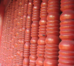 Fensteröffnung im Tempel