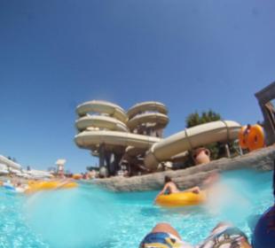 Eine der wenigen rutschen