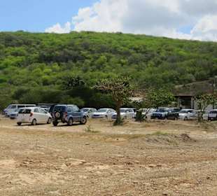 Parkplatz vor dem Strand