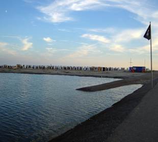 Der Büsumer-Strand im Abendlicht!