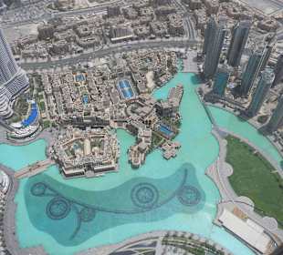 Blick vom Burj Khalifa