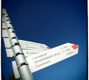 Viele Wanderwege im Montafon