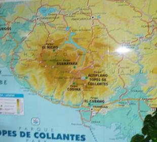 Landkarte Topes de Collantes
