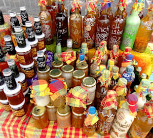 Impressionen vom Markt in Sainte-Anne