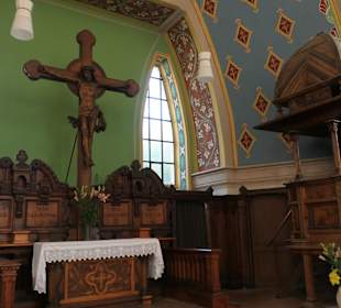 Die evangelische Trinitatiskirche in Arco