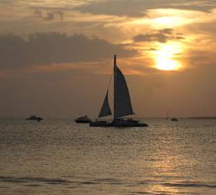 Sonnenuntergang am Mallory Square