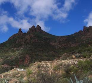 Das Landesinnere ...