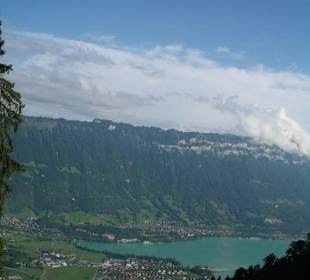 Blick auf den Thuner- und Bregenzer See