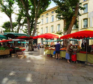 Rundgang über den Wochenmarkt von Aix-en-Provence
