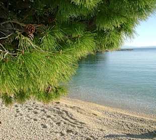 Romantic winter in Brela