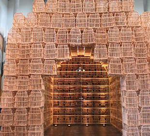 Installation THE CAGE in der ev. Stadtkirche