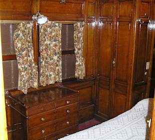 Schlafzimmer im ehemaligen Präsidentenzug