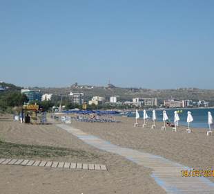Strand mit Hotels